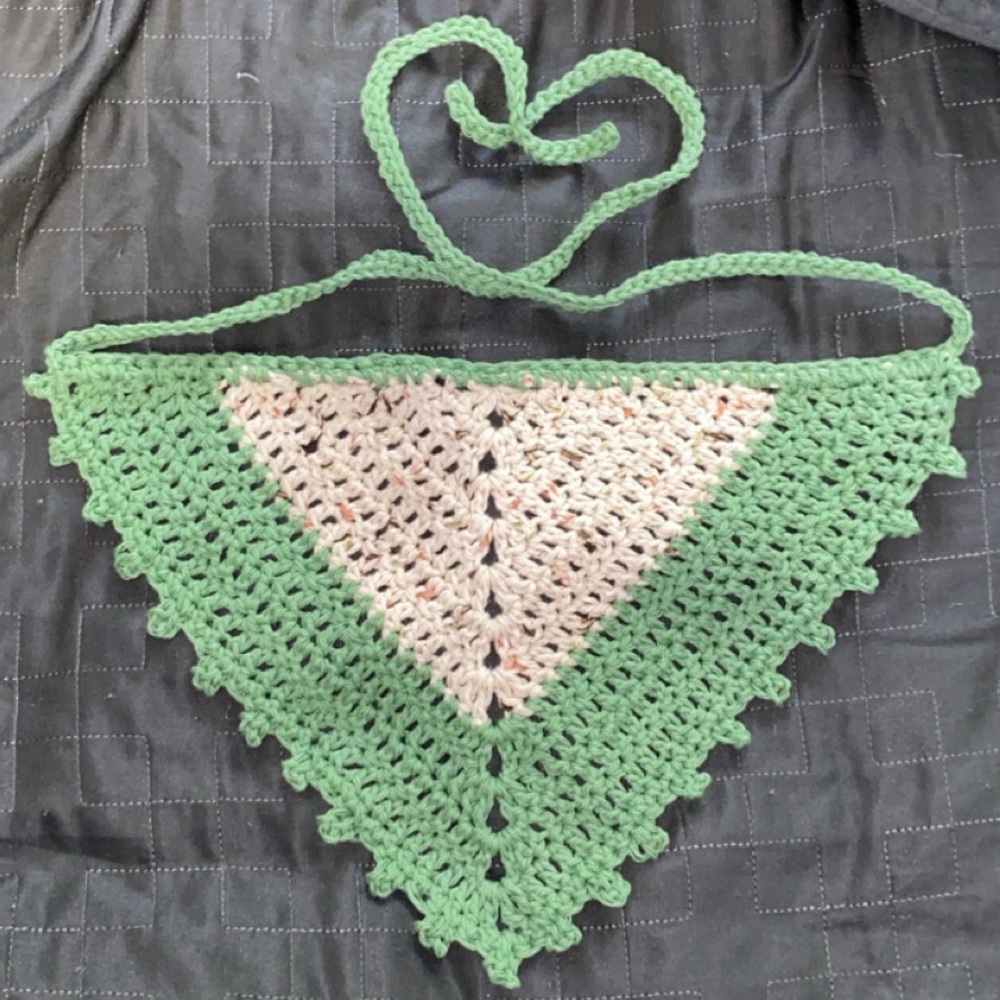 Crochet Bandana Hair Accessory